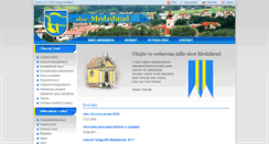 Desktop Screenshot of obecmedzibrod.sk